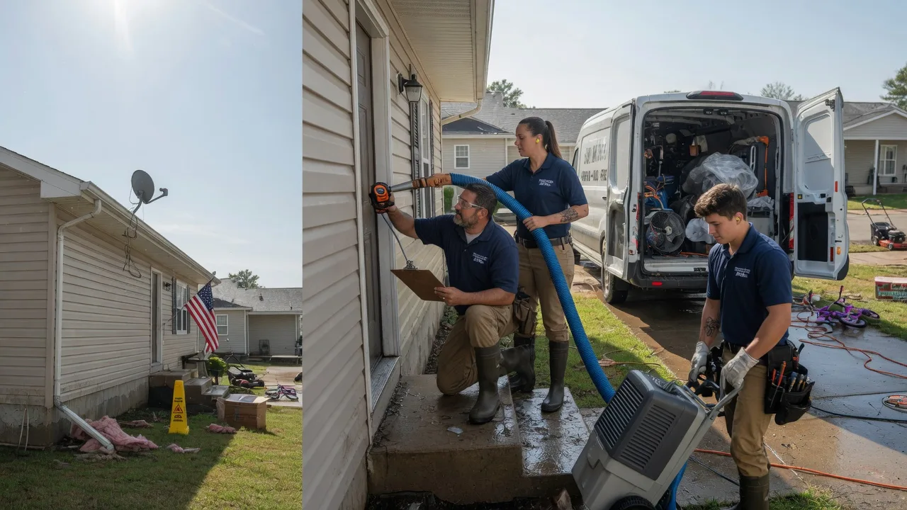 Ceiling Water Damage Restoration in Terrell, TX near me